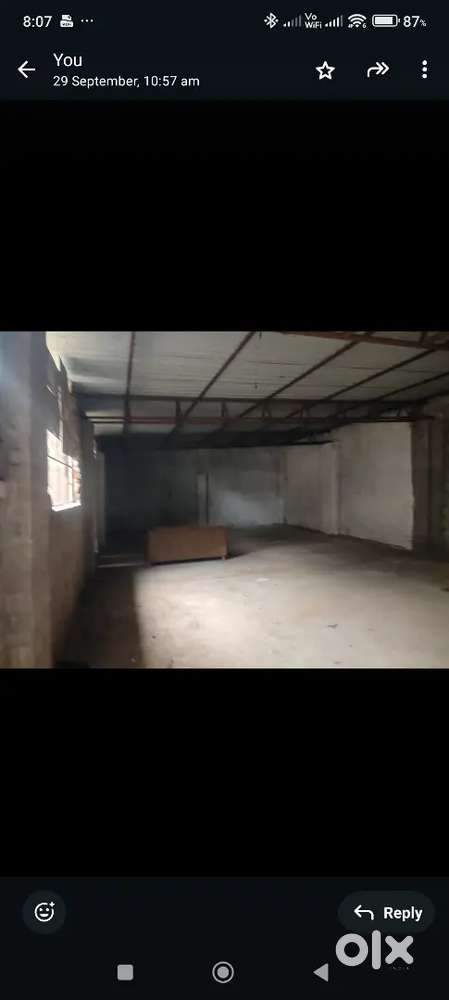 Warehouse Rent with 3-phase power  for storage, logistics, workshop