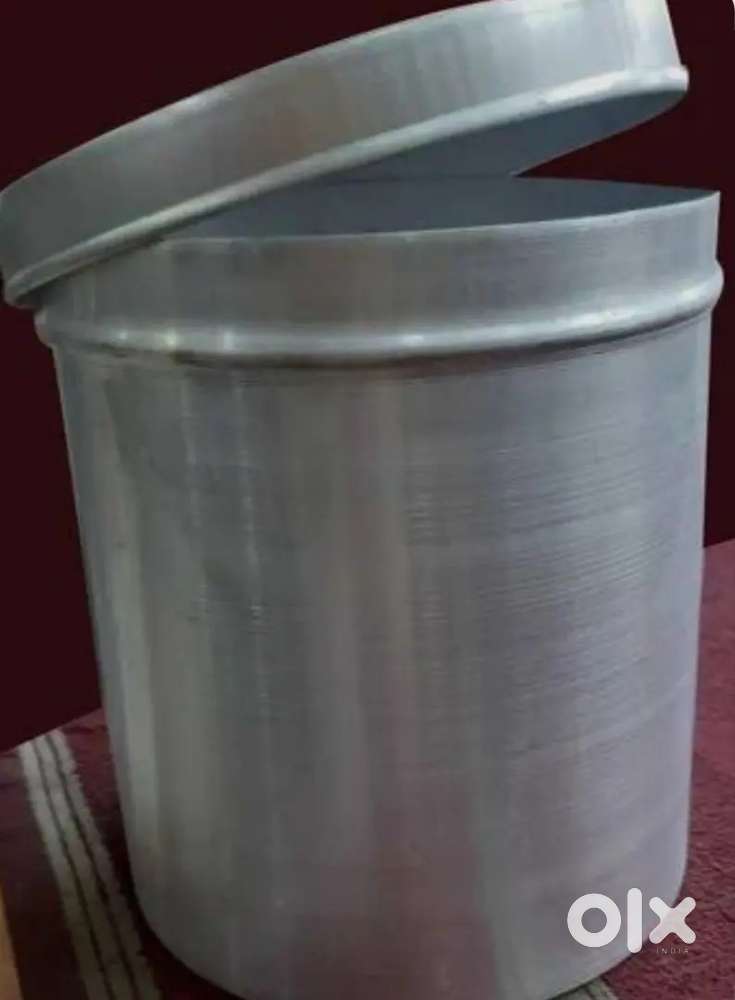 Cylindrical 5,10 & 15 letter aluminium storage 4container for kitchen