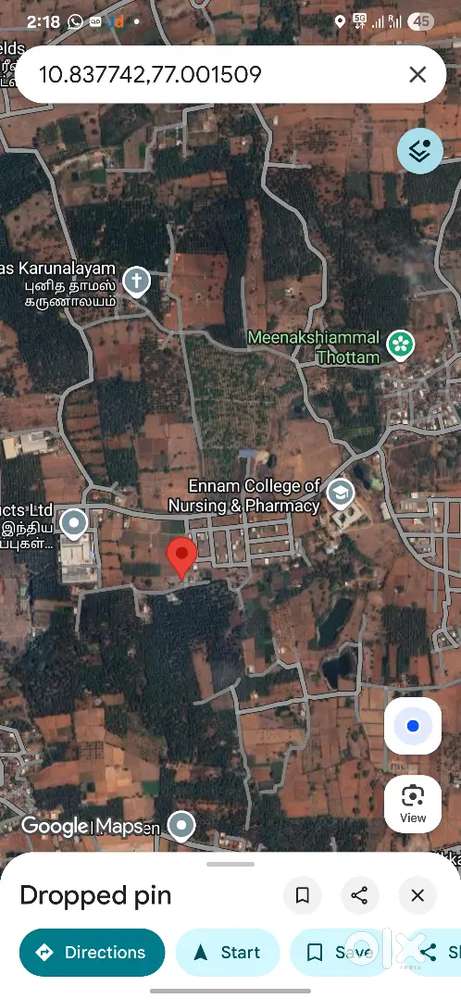 Investment in Coimbatore @688 rupees per sqft