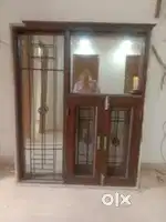 Window with glass & grill