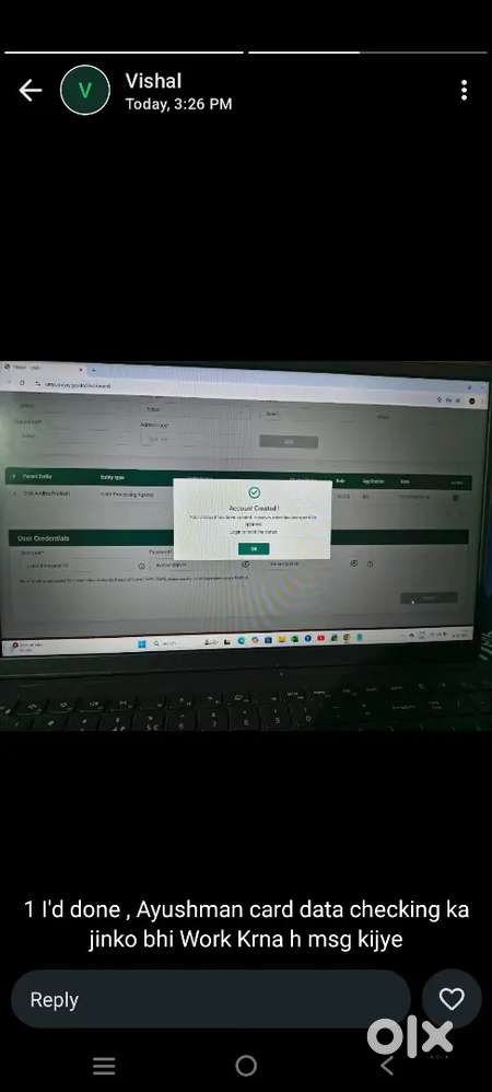 Online work from mobile