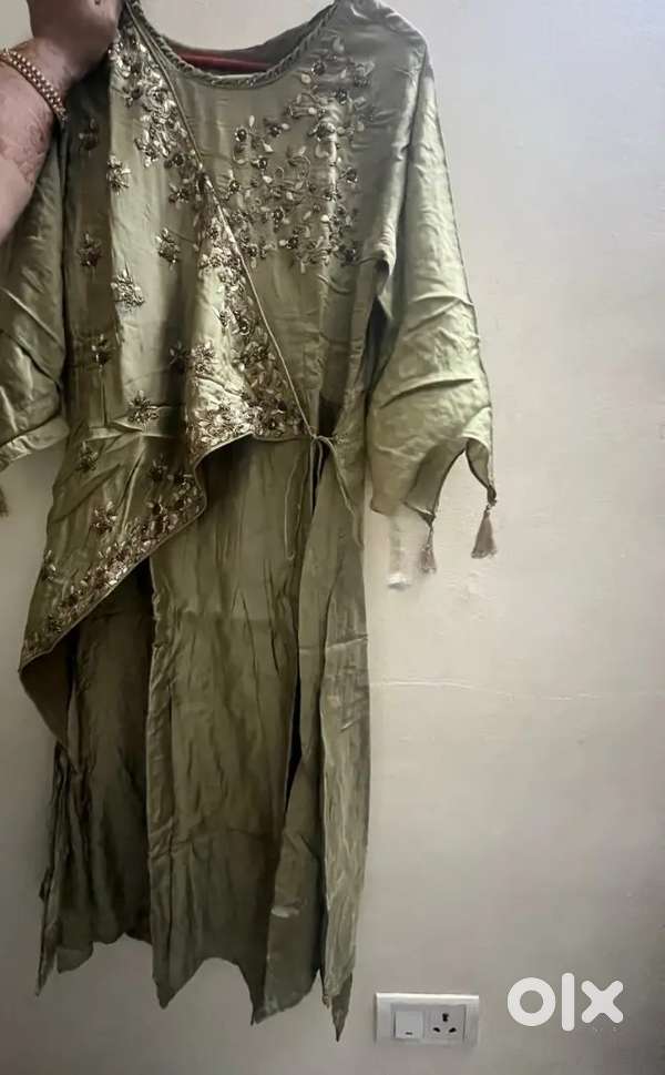 Zardosi work gown less kurti