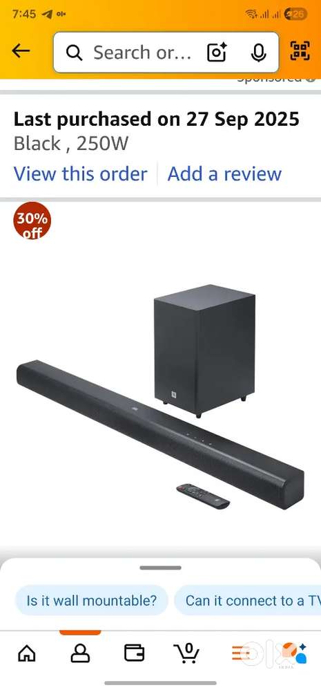 Brand new JBL SB 560 soundbar