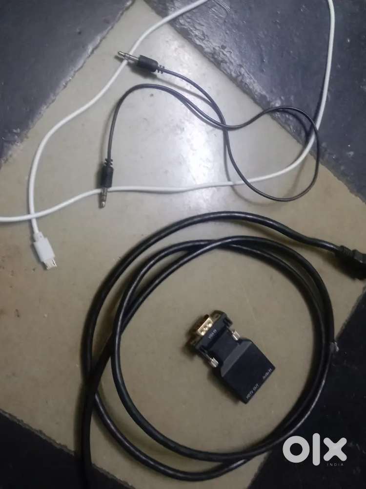 Vga to hdmi converter with hdmi cable