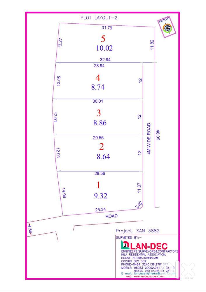 Premium Land for Sale – 49.5 Cents, Angamaly, Kerala