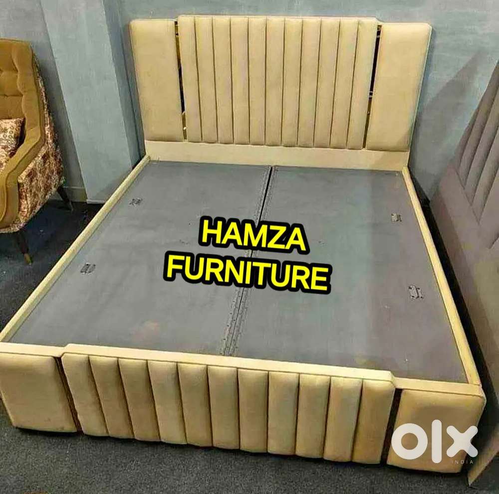 HAMZA FURNITURE NEW designer stylish plywood Bed 6by6