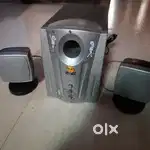 Urgent sell Intex audio with speakers 2000 watt