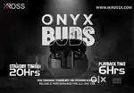 iKross OnyxBuds 1 TWS | Rugged Stone Design | 13mm Dynamic Drivers