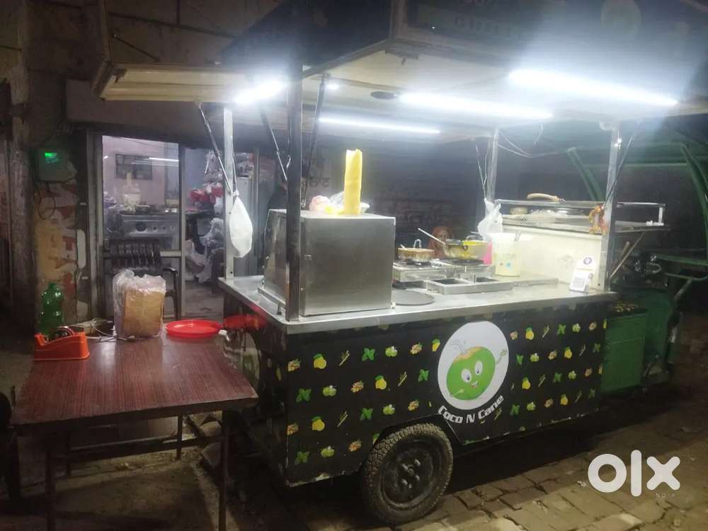 E rickshaw food cart for rent