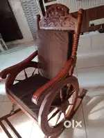 Rocking Resting chair pure wood with chair cushion..