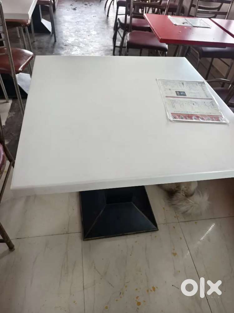 WOODEN TABLE DINNING TABLE (11 Pcs)