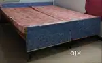 Rosewood Double cot with mattresses