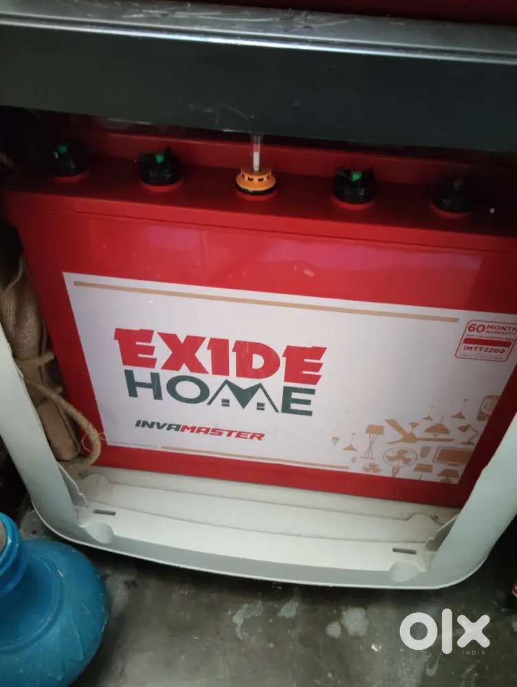 Exide battery 220ah exide inverter 1625 12v 3 days old