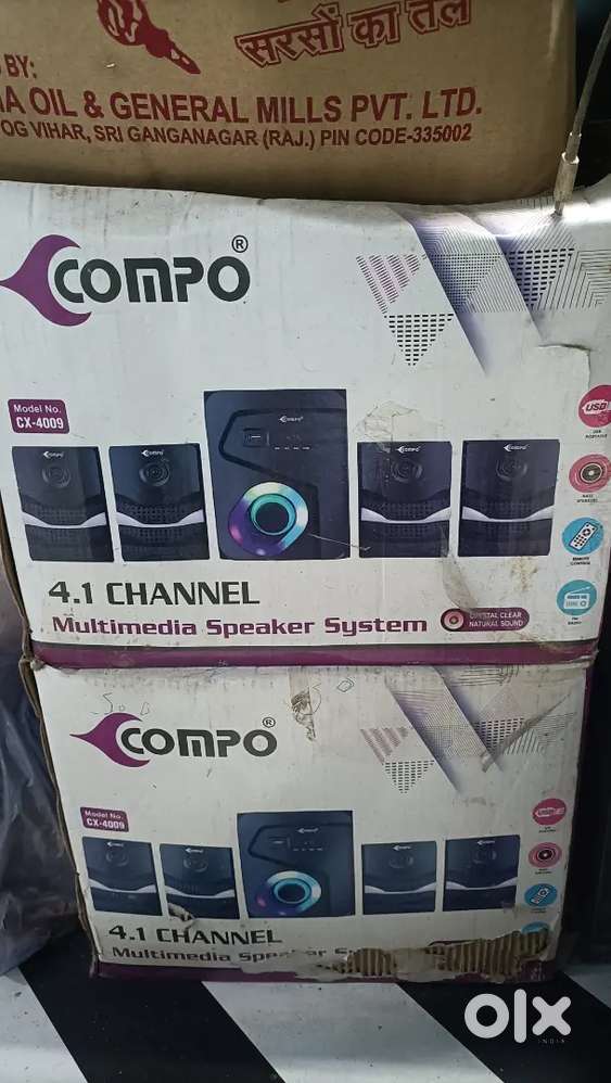 4.1 home spk new box packing 6 month warranty Rs.2200 only
