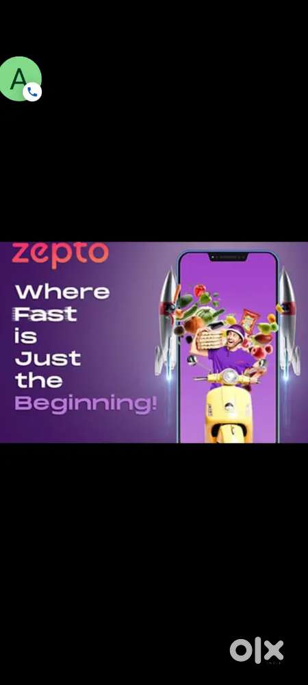 Hiring for ghaziabad zepto delivery boy job