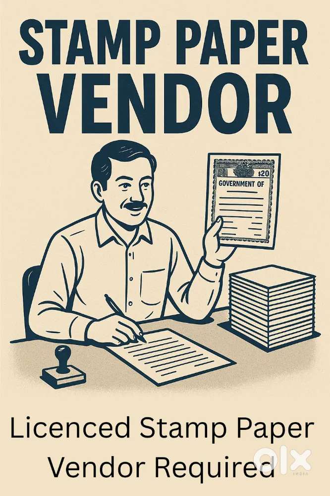 Stamp Paper Vendor Service Required