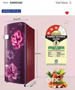 Refrigerator for sale just 2 yrs old