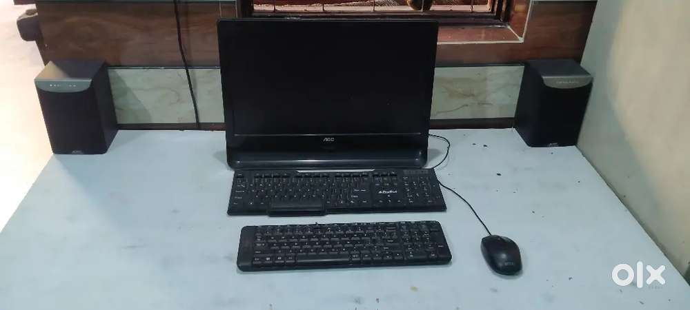 i3 Computer With all LCD UPS CPU KEYBOARD MOUSE 1 TB HARDISK GOOD COND