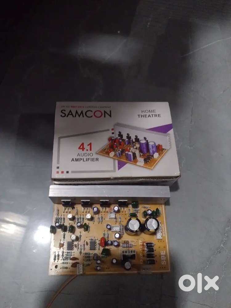 samcon company 4.1 amplifier board box and with wiring
