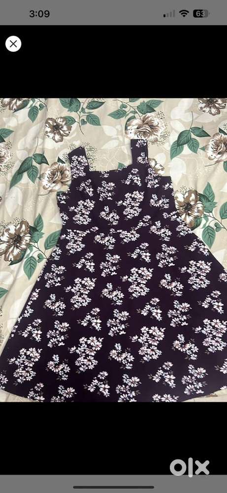 Mini flower print dress