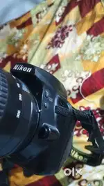 Nikon d3400 with big lense good condition