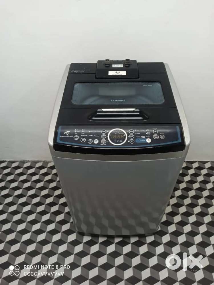 Samsung top load black colour fully automatic washing machine 7.okg