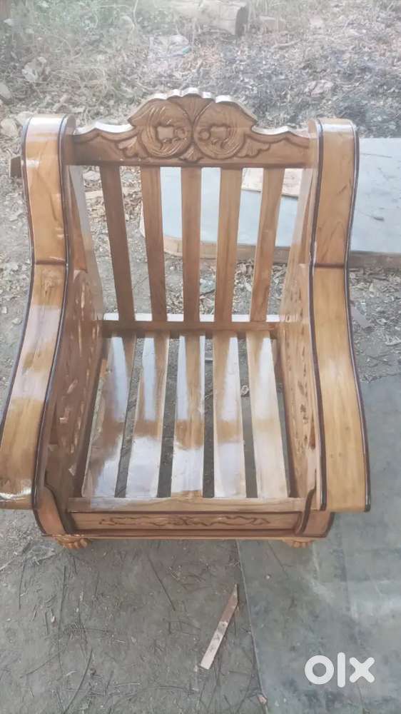 Wooden Sofa set with center table