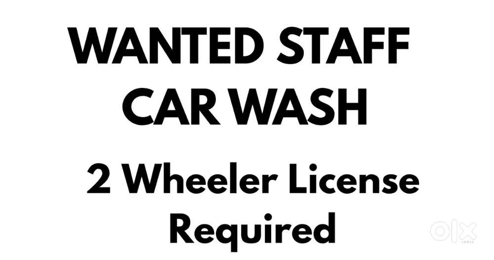 Car wash Staff