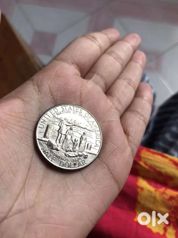 Coin -1986 US half dollar.(Original, commemorative edition)