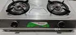 Steel Twin Gas Chula in Proper Usable Condition