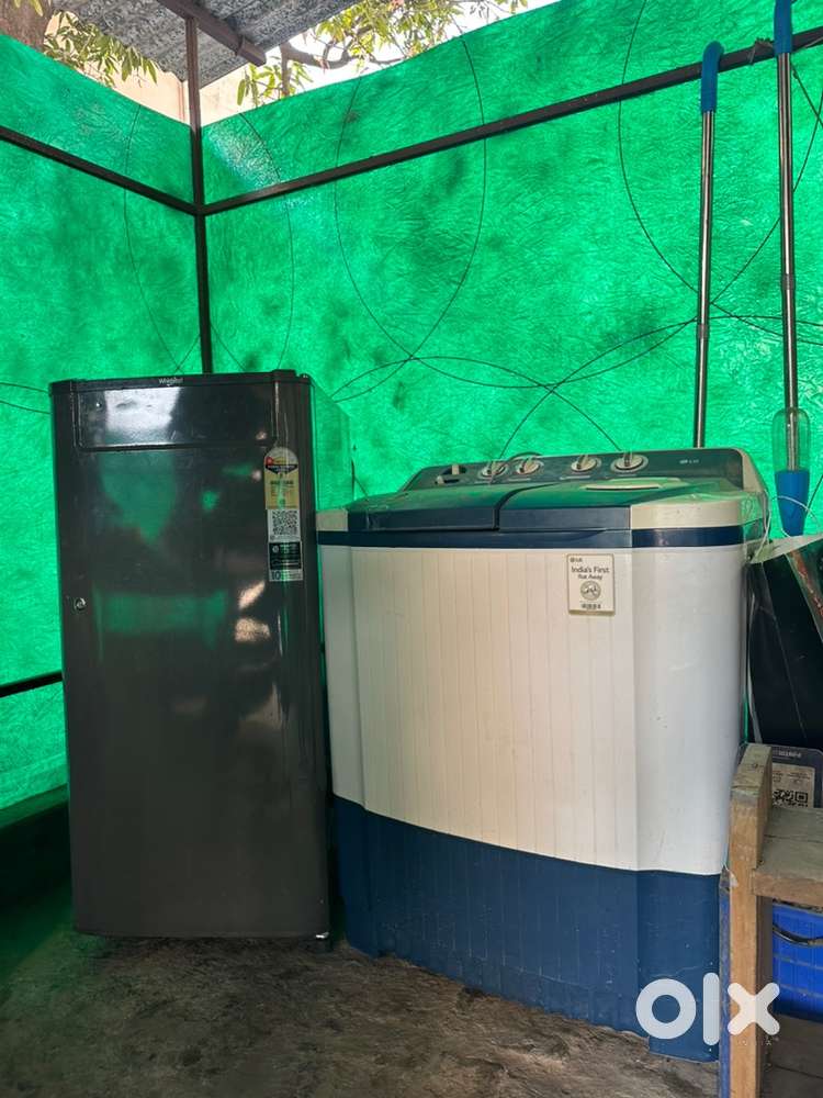 Both fridge and washing machine combo