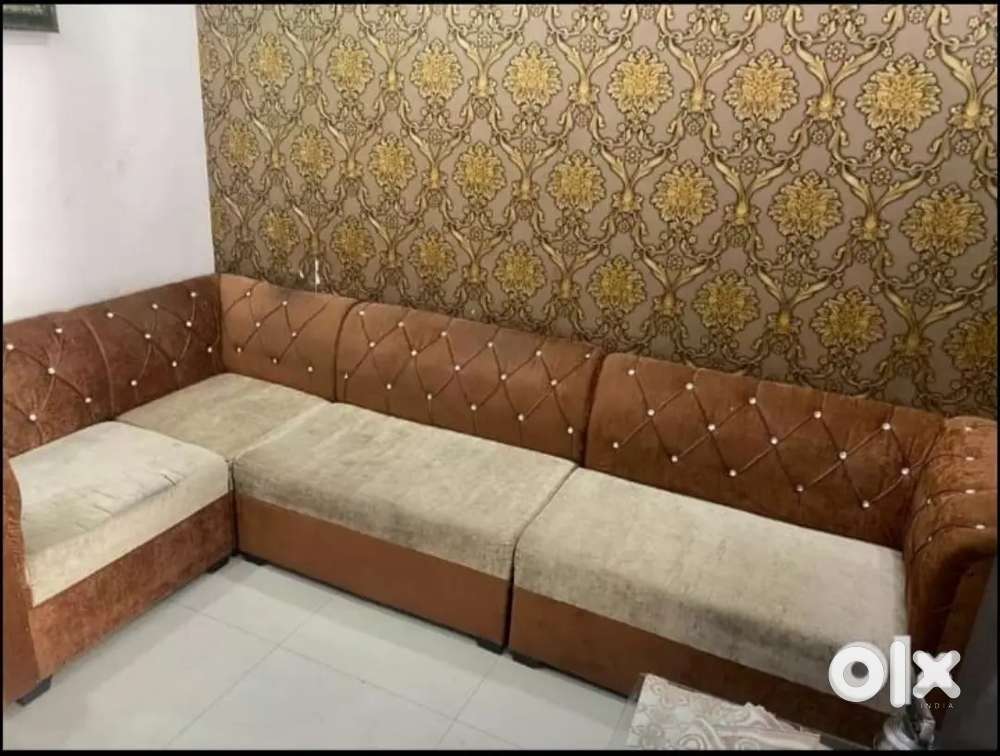 L shape Sofa set 7 sitter