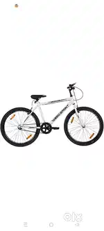 Hero Sprint city bike cycle pure white. Full metallic body.