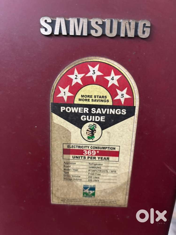 Samsung 5 star fridge