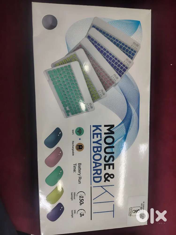 Rechargeable Wireless Keyboard & Mouse Kit – With Backlight