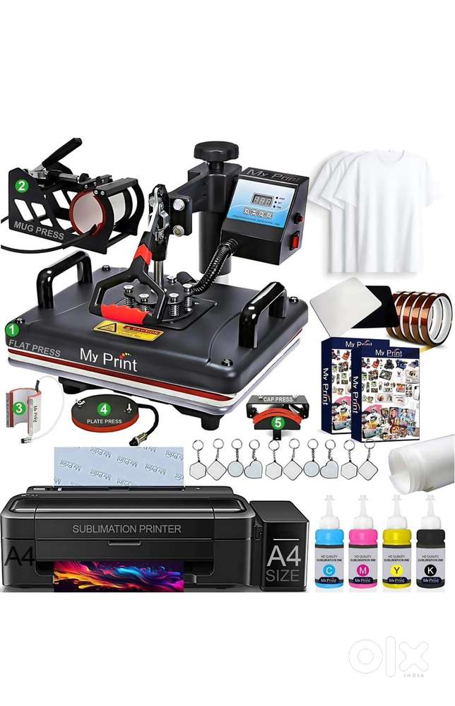 HEAT PRESS MACHINE AND PRINTER