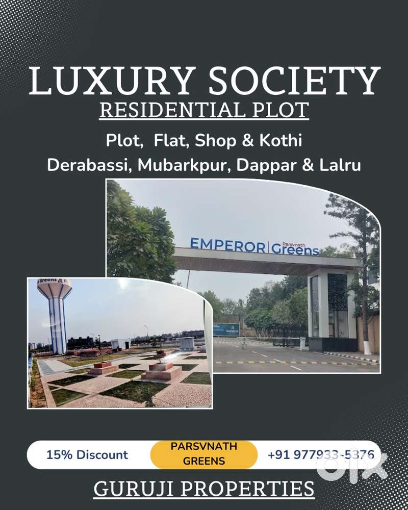 Plot in Parswnath Greens Emperor 233 Gaj to 528 Gaj