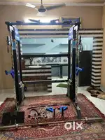 Multi-functional home gym machine  cable crossover