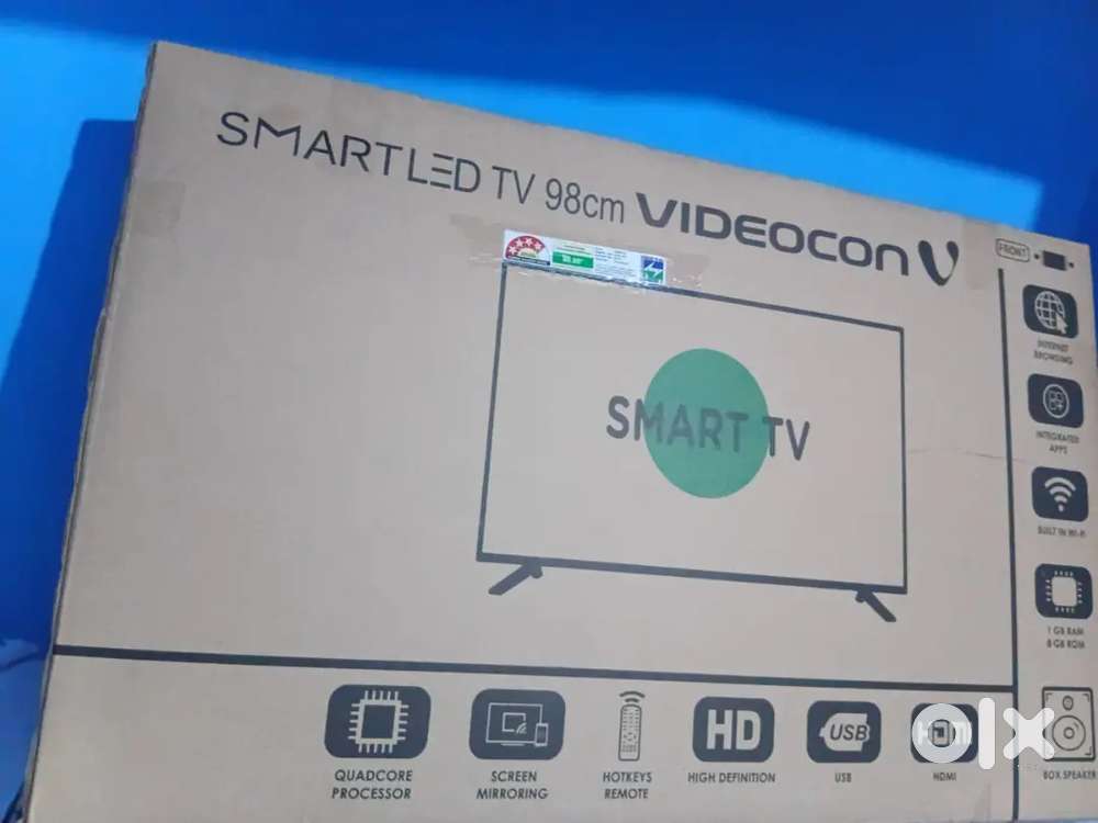 Brand New 98cm Videocon Smart LED TV – Unused / Unopened Box