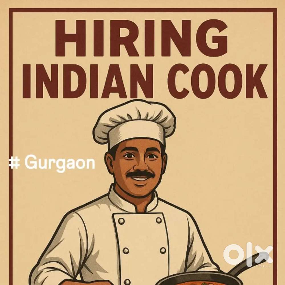 Requirements indian veg cook