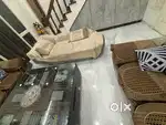 Sofa set with centre table