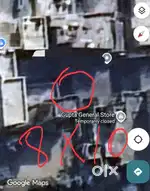 8x10 land for shop In Main vijaypur market