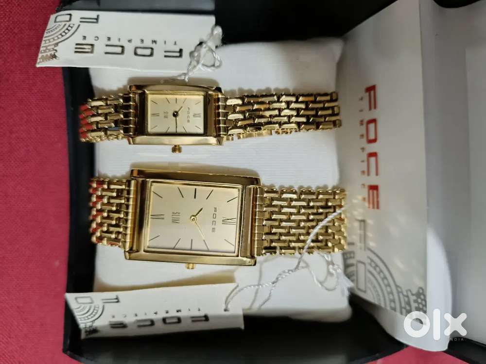 FOCE BRAND NEW CUPLE WATCH ORIGINAL JAPAN NON USED FULL WORKING