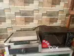 Commercial Sandwich maker + kenstar Dura chef microwave oven
