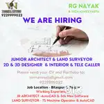 Junior architect, land surveyor, 2D 3D design, interior, tele caller