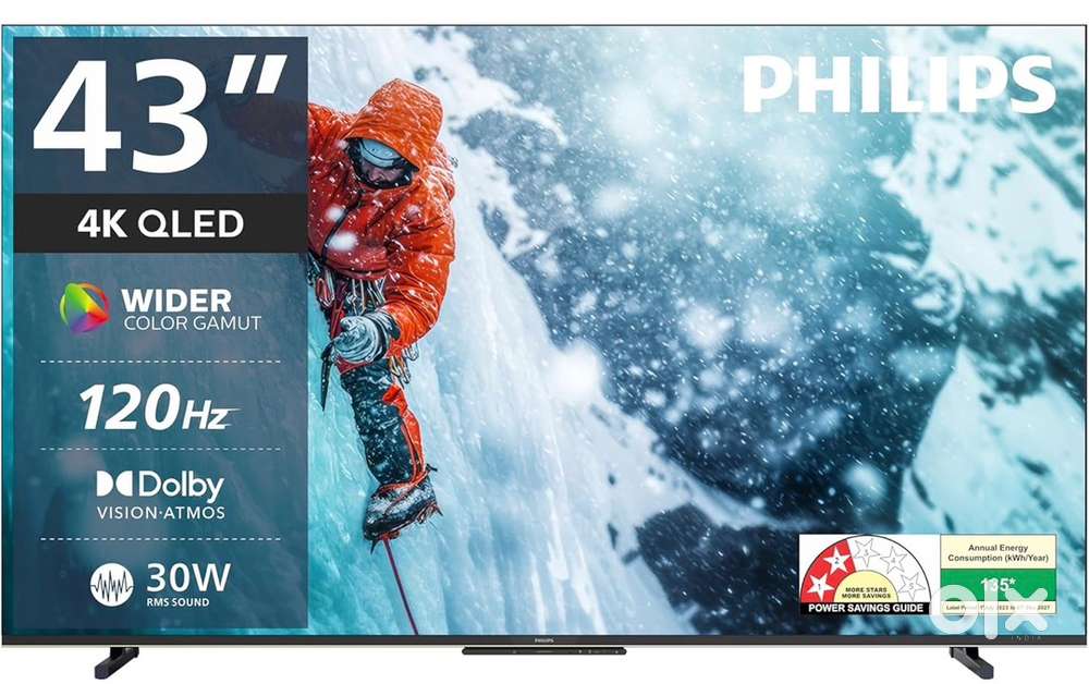 Philips 43' QLED TV - 10 Days Old