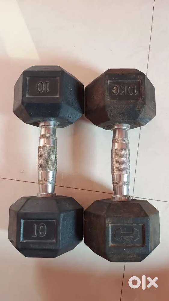10 Kg extremely good quality dumbbells
