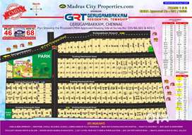 Low budget plot for sale porur near Gerugambakkam