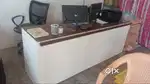 Computer table with Power and LAN Connection Support