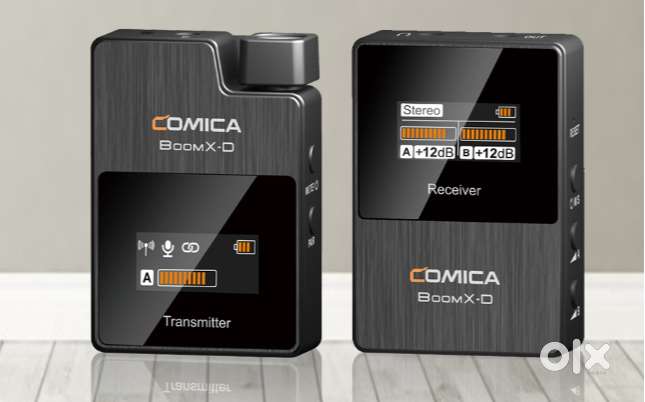 Comica BoomX-D1 Wireless Mic System (TX + RX) – for Video & Podcasts